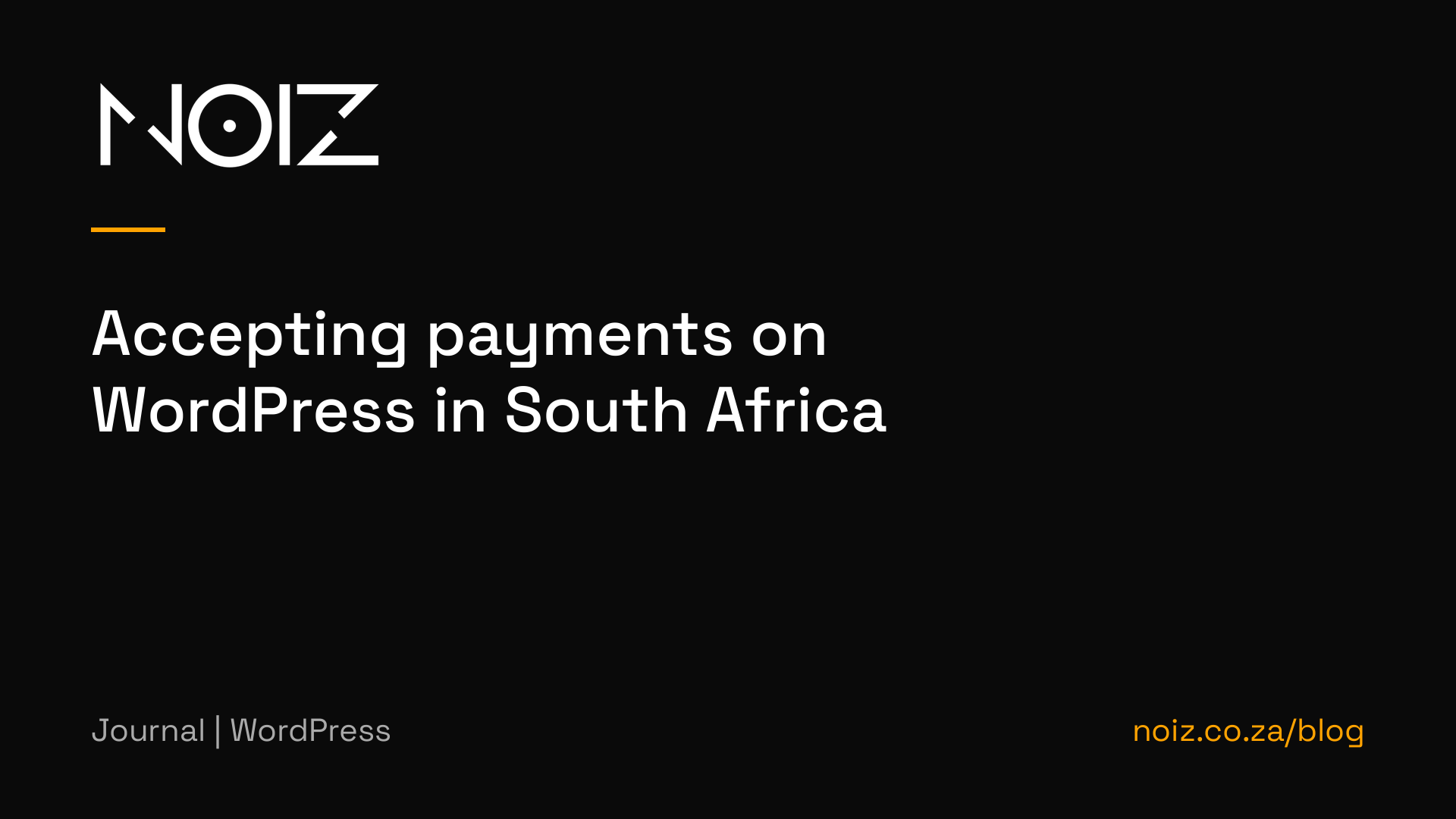 Accepting payments on WordPress in South Africa