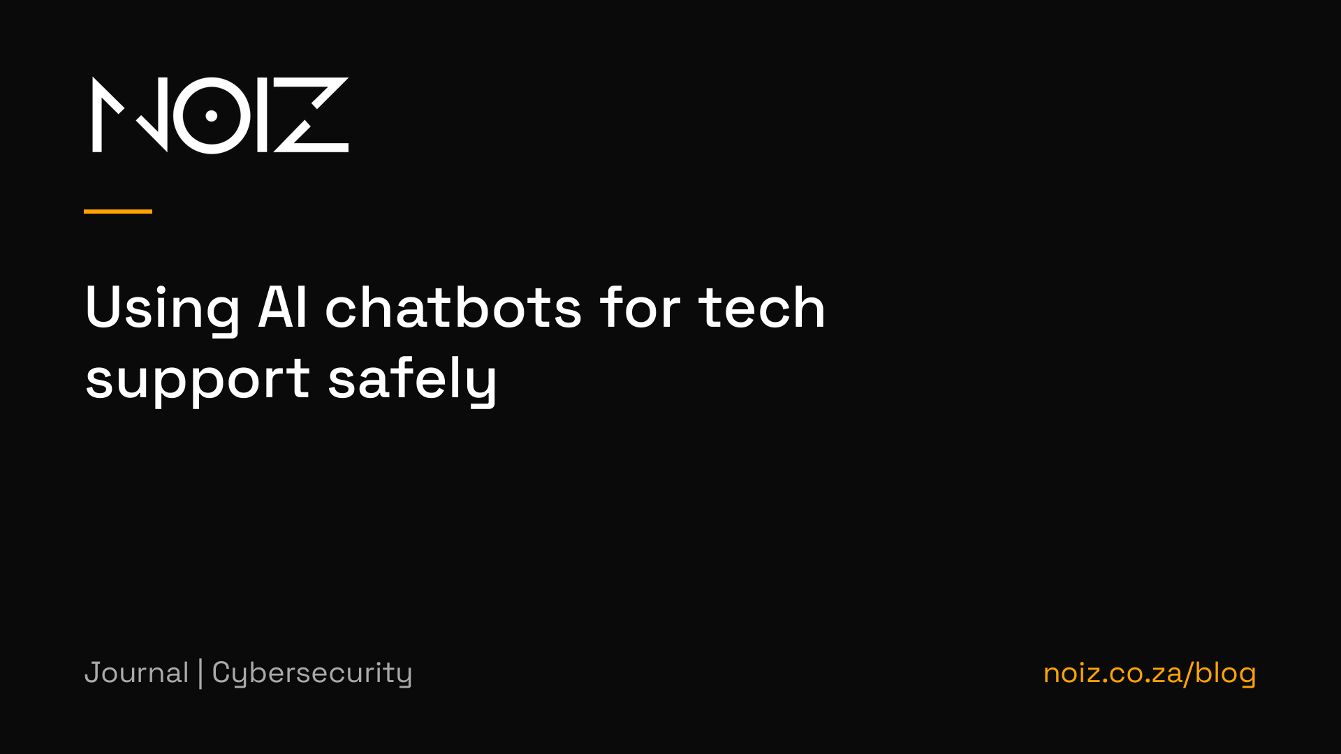 Using AI chatbots for tech support safely