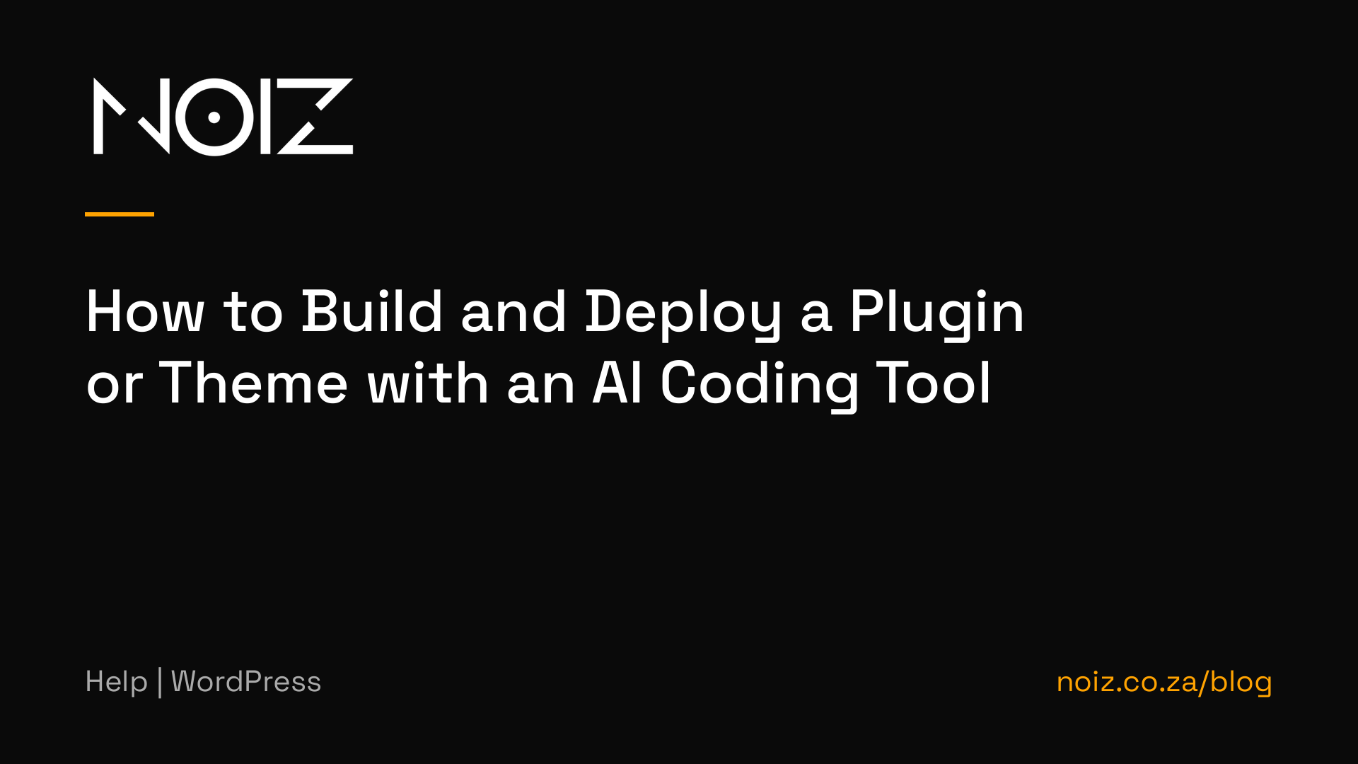 How to Build and Deploy a Plugin or Theme with an AI Coding Tool