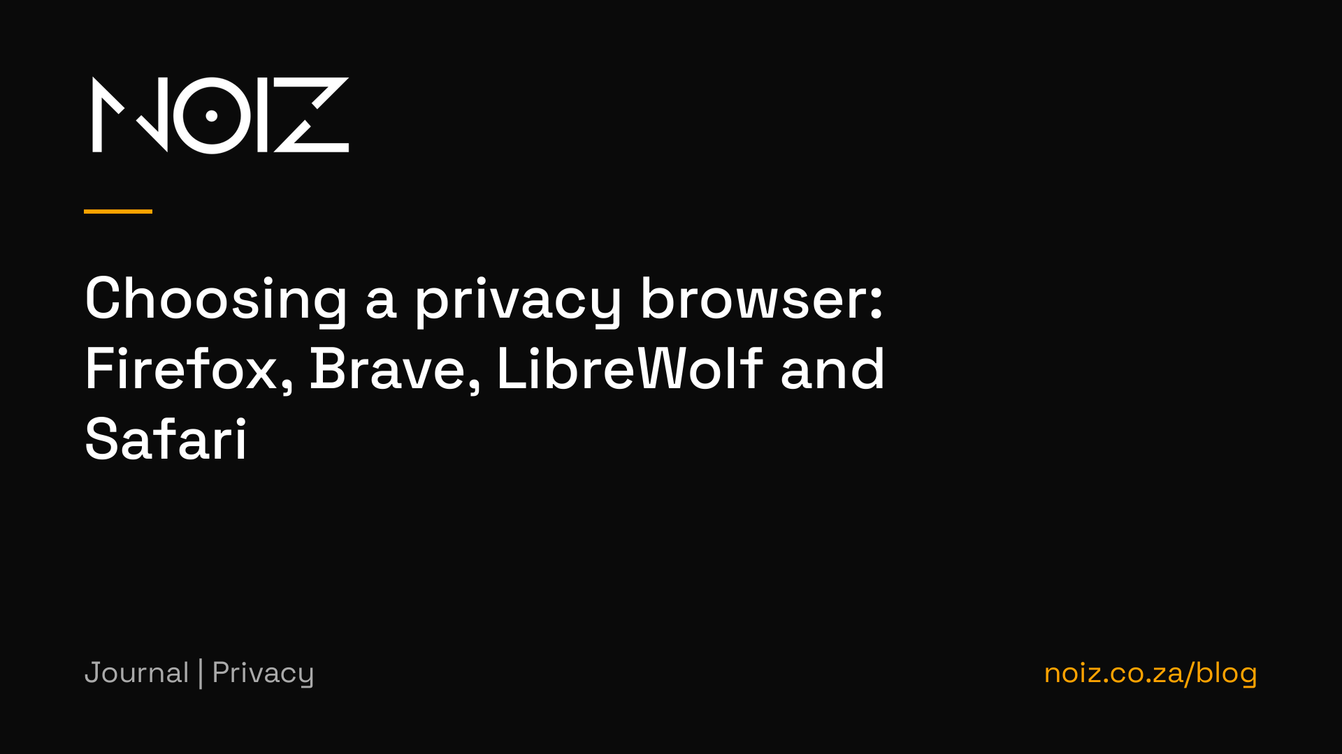 Choosing a privacy browser: Firefox, Brave, LibreWolf and Safari