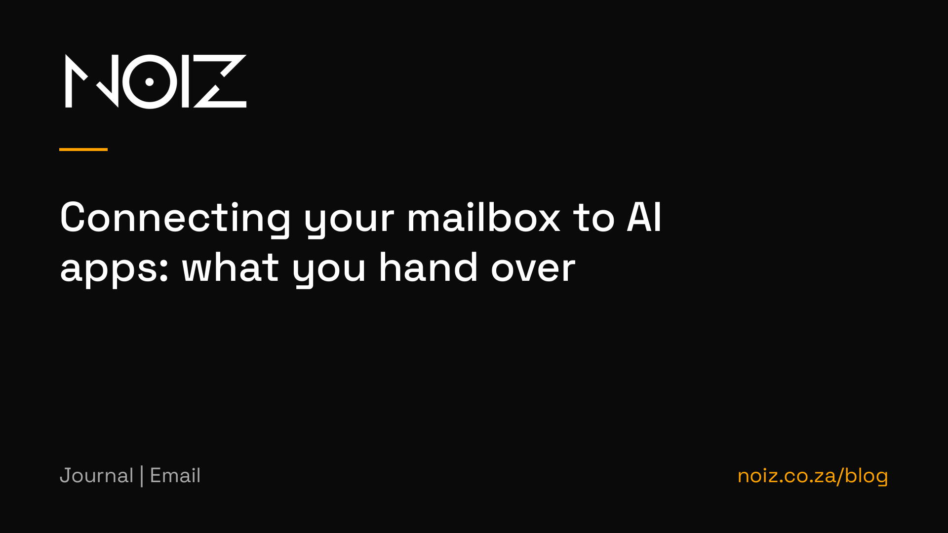 Connecting your mailbox to AI apps: what you hand over