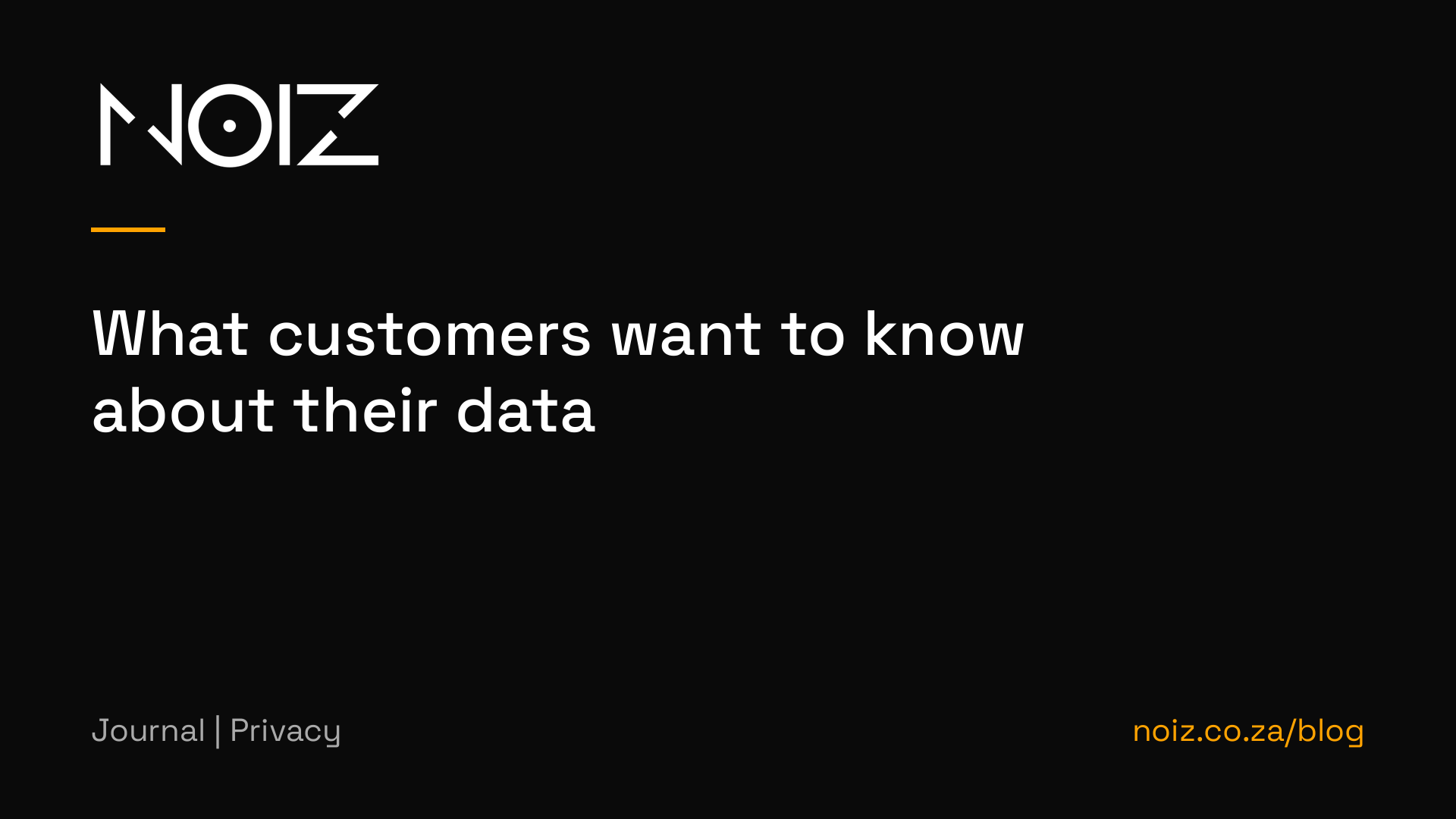 What customers want to know about their data