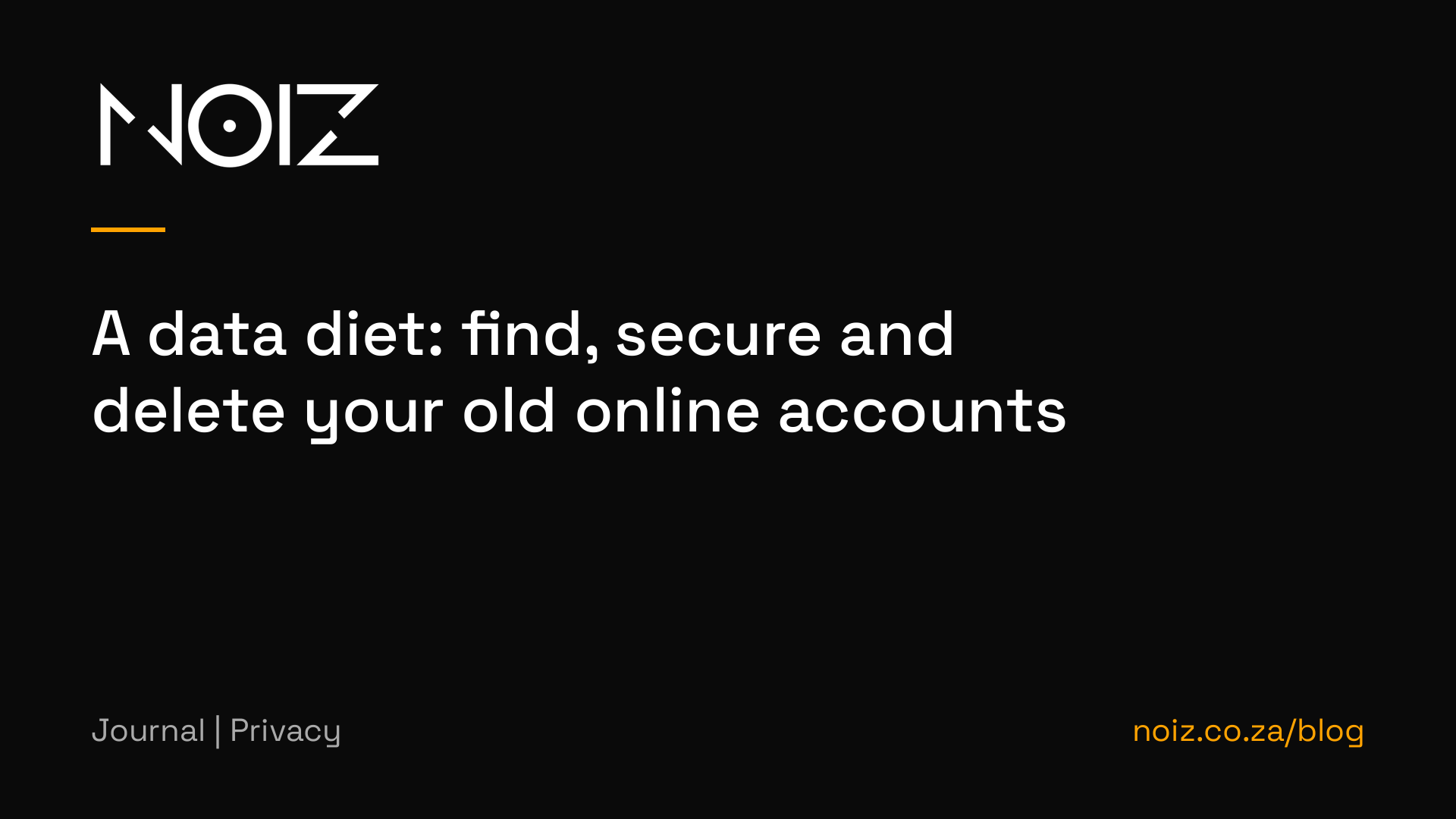 A data diet: find, secure and delete your old online accounts