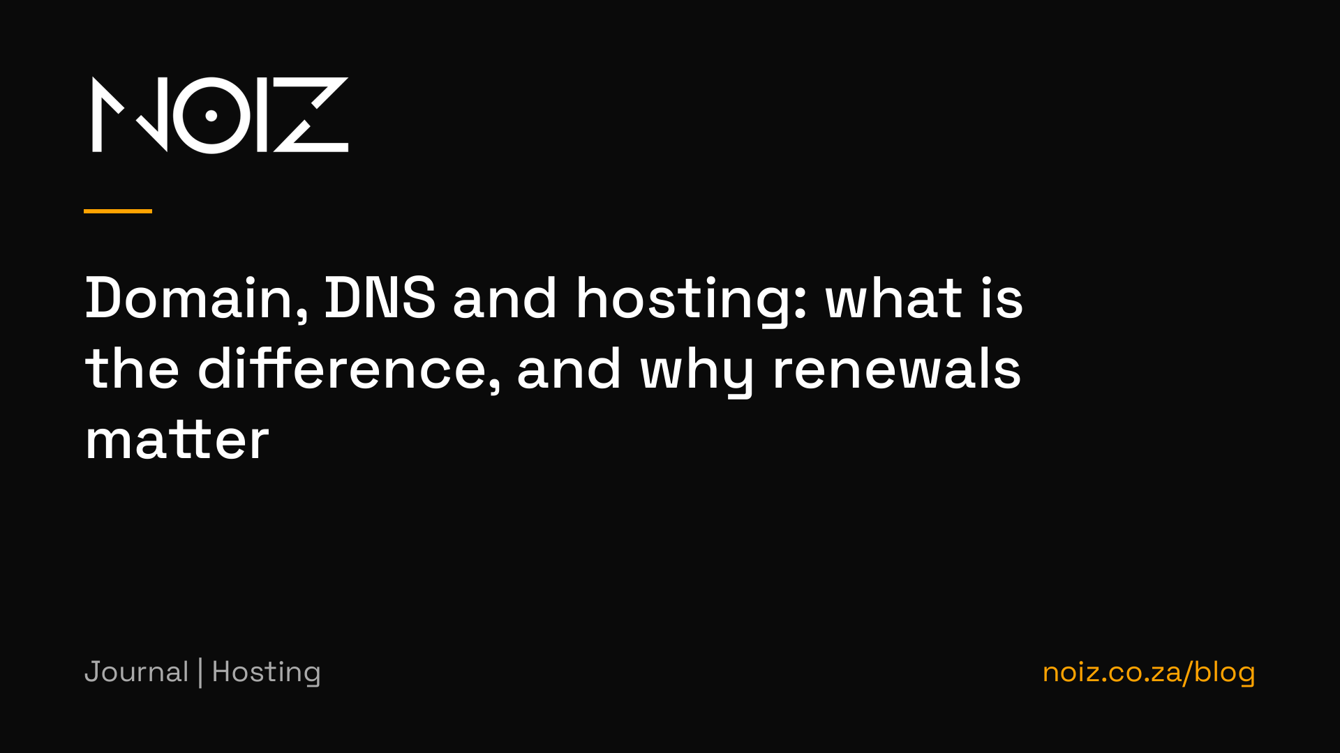 Domain, DNS and hosting: what is the difference, and why renewals matter