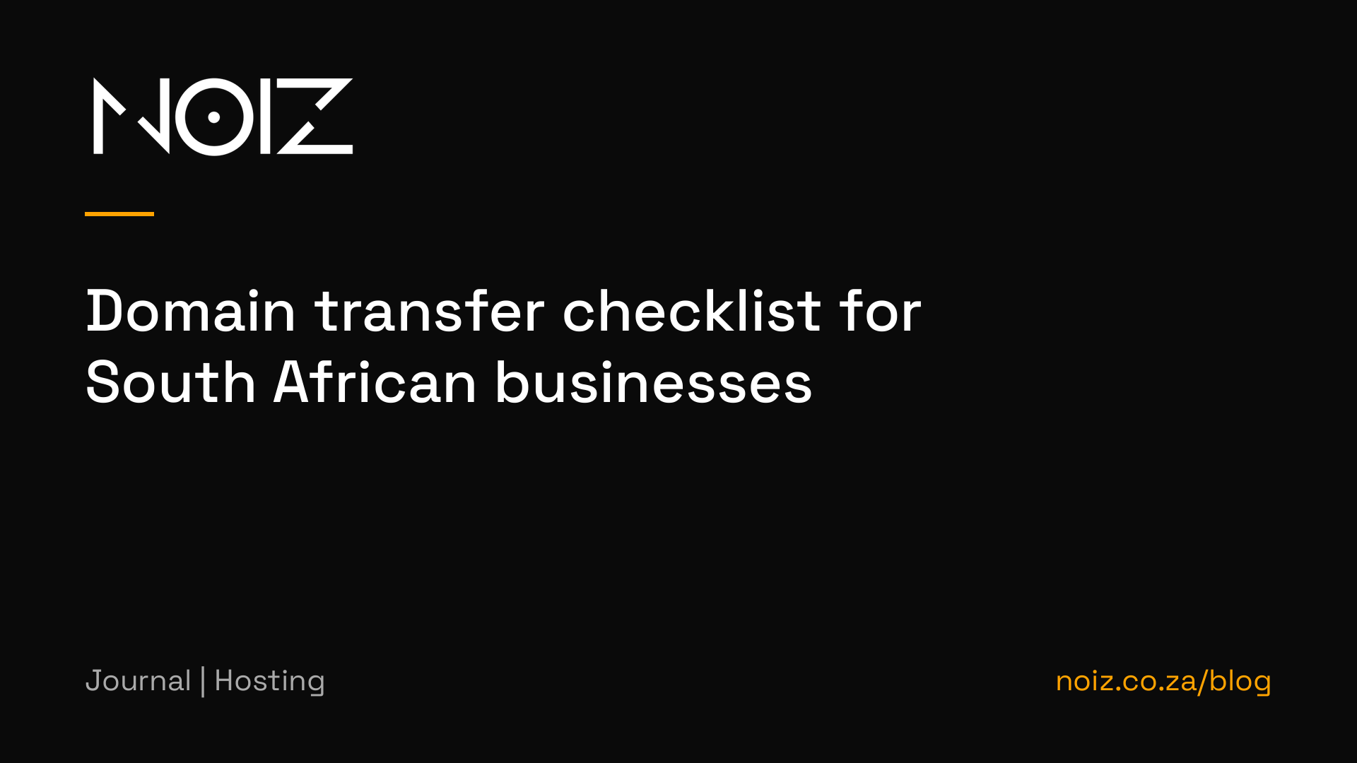 Domain transfer checklist for South African businesses