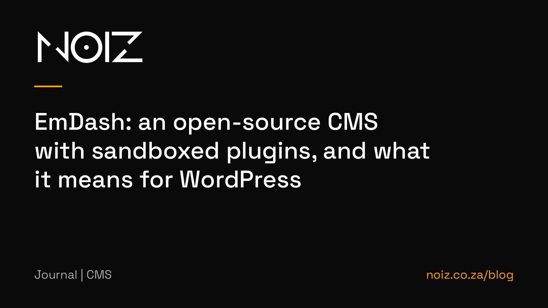 EmDash: an open-source CMS with sandboxed plugins, and what it means for WordPress