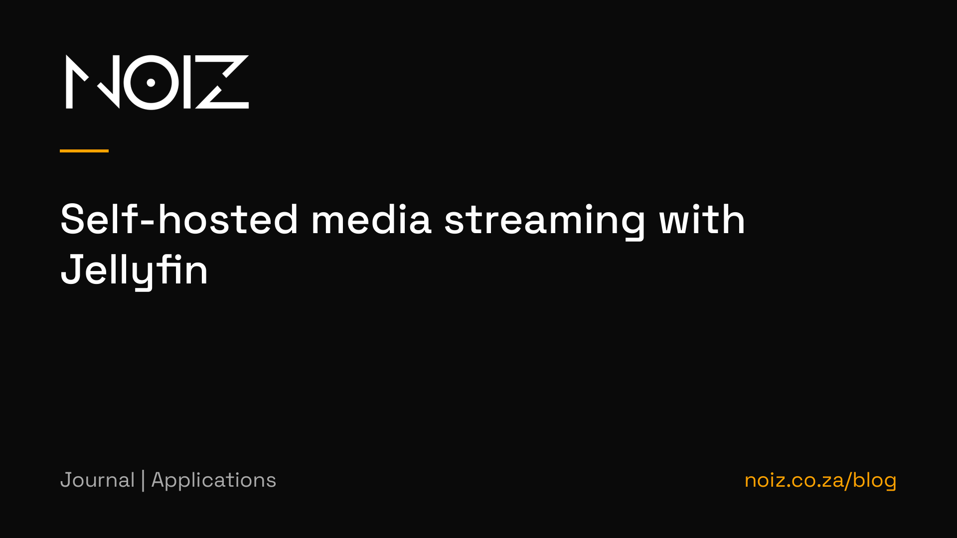 Self-hosted media streaming with Jellyfin