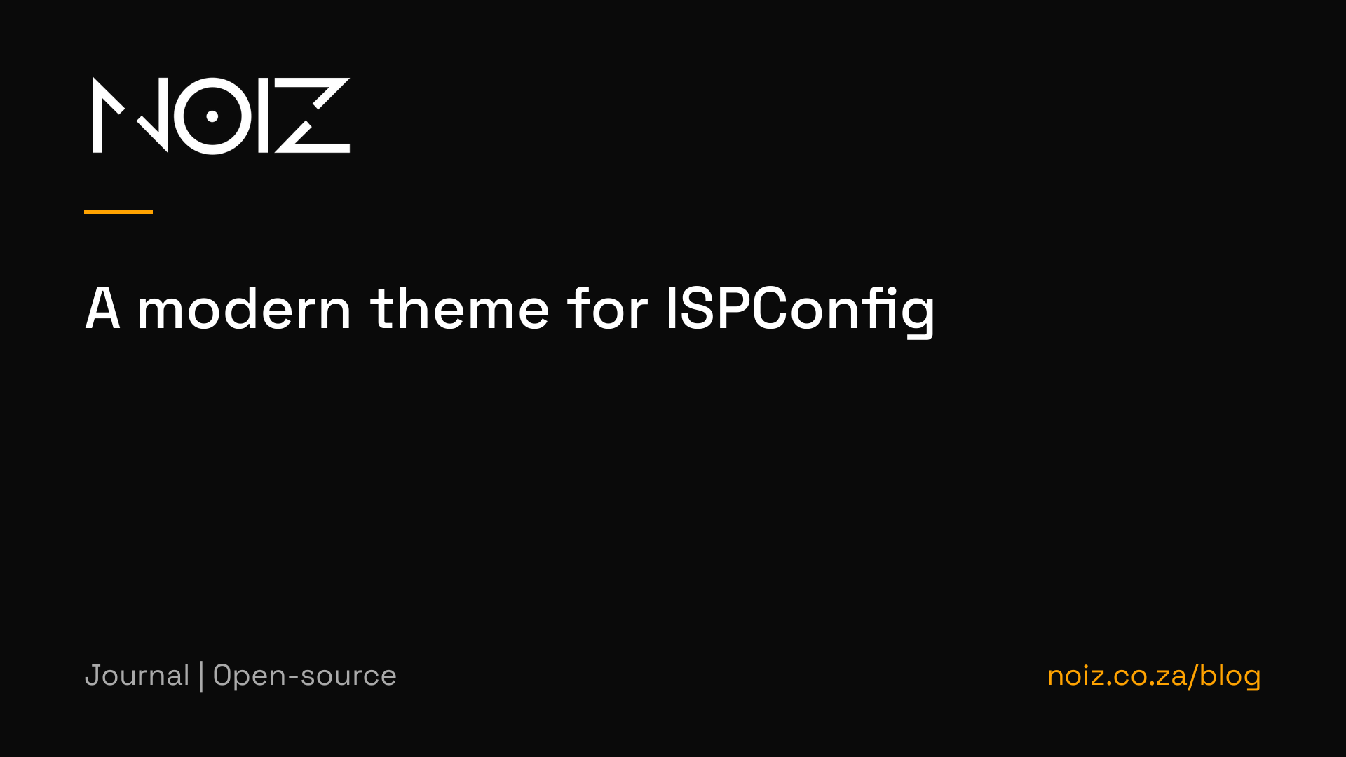 A modern theme for ISPConfig
