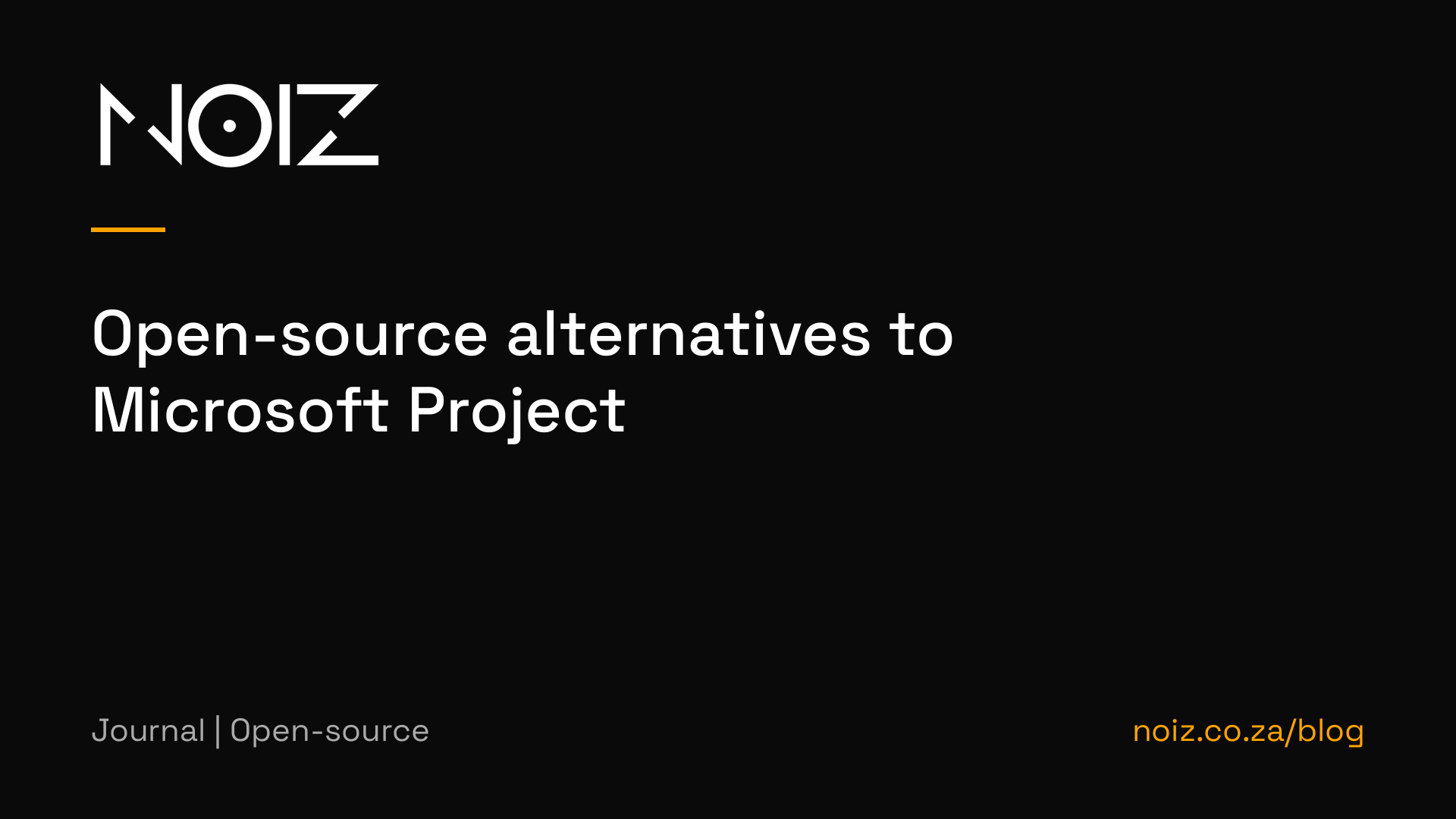Open-source alternatives to Microsoft Project