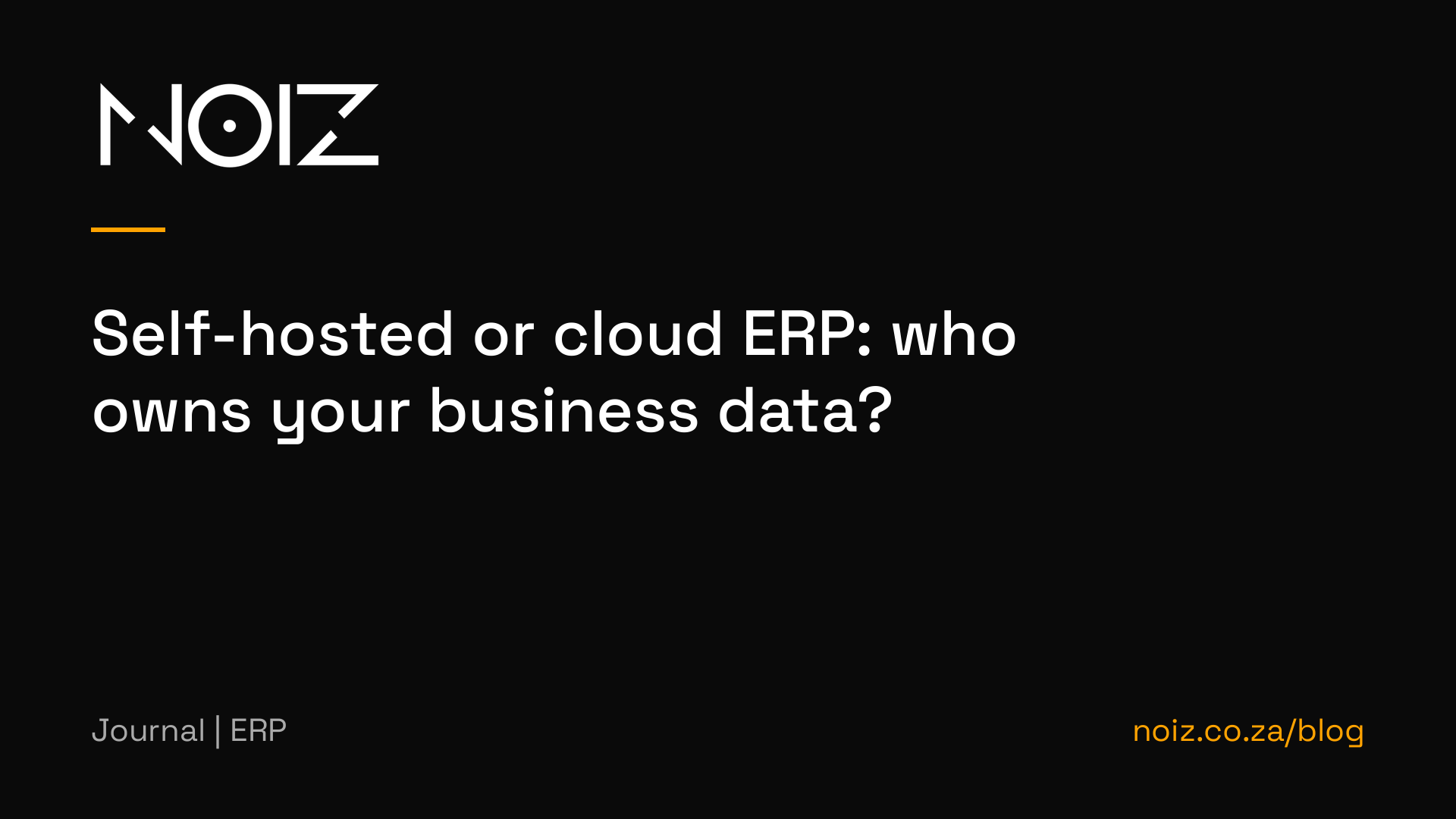 Self-hosted or cloud ERP: who owns your business data?