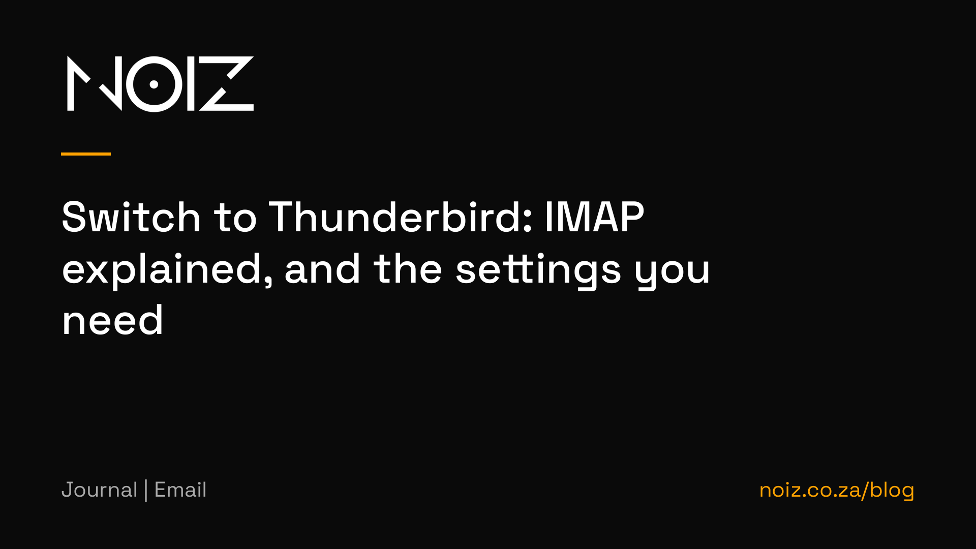 Switch to Thunderbird: IMAP explained, and the settings you need