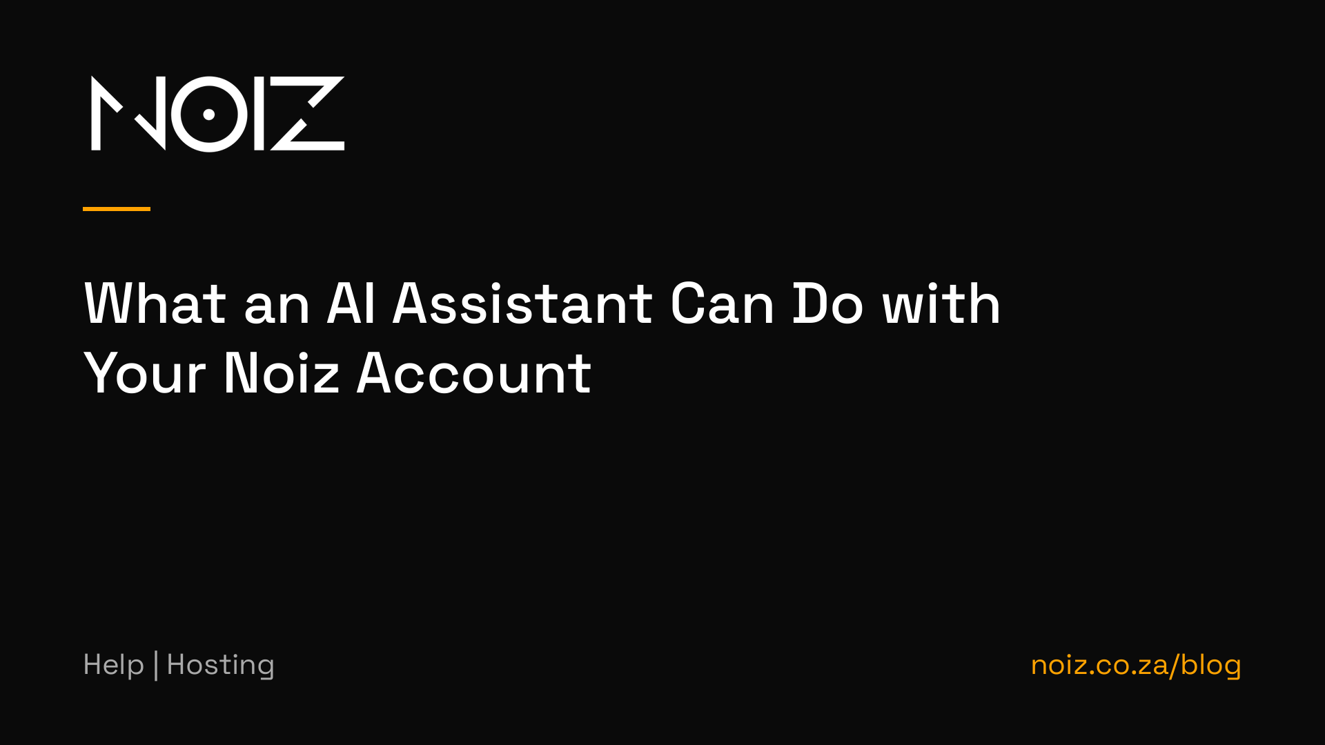 What an AI Assistant Can Do with Your Noiz Account