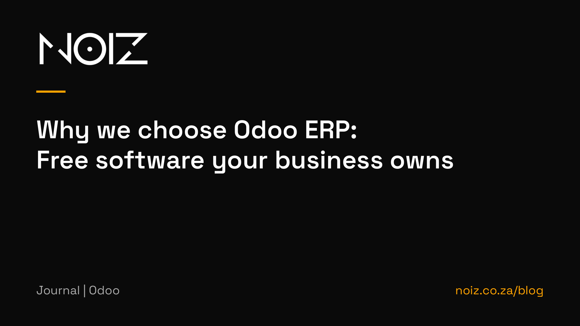 Why we choose Odoo ERP: Free software your business owns