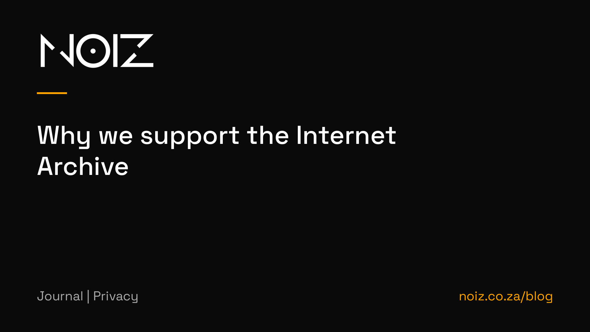 Why we support the Internet Archive