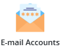 The E-mail Accounts icon in the E-mail Manager section of the DirectAdmin menu